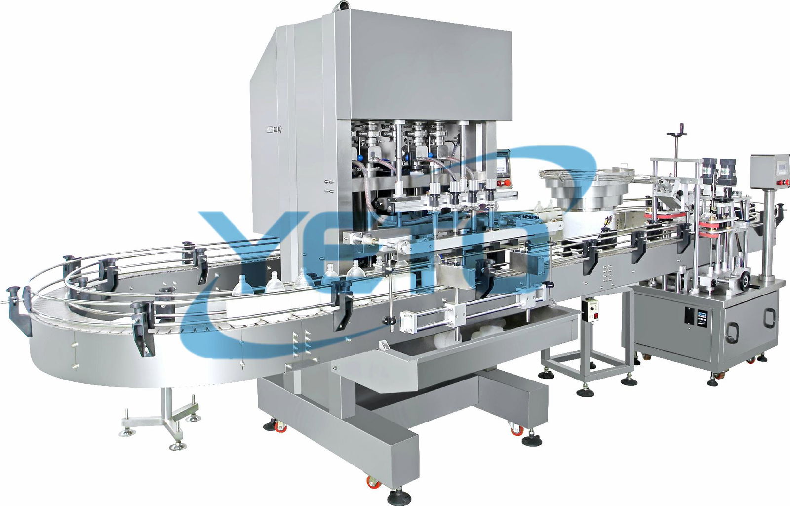 automatic bottle filling system with labeling and capping machines supplier 4