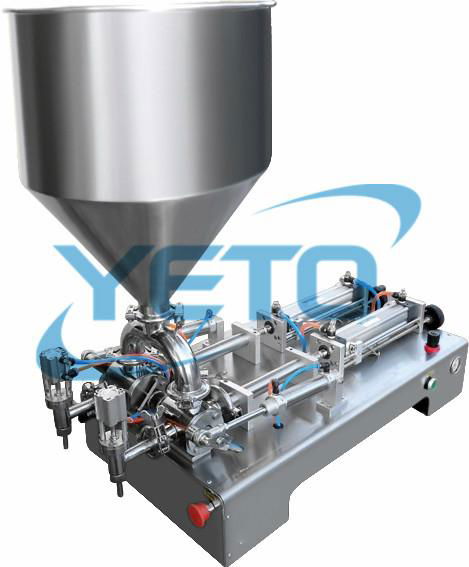 semi automatic 1 4 heads liquid cream filling machine