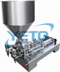 semi automatic 1 4 heads liquid cream filling machine