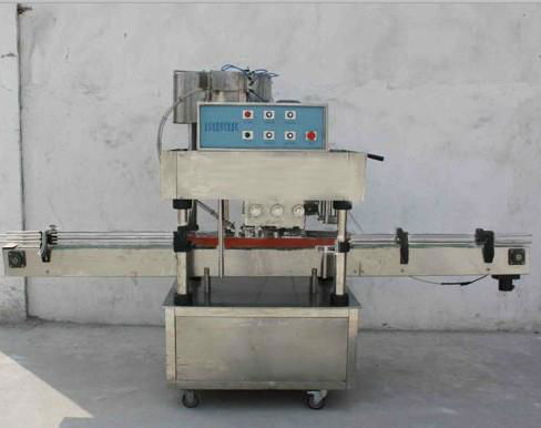 round duck caps four rollers semi automatic capping machine