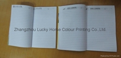 offset printing customized notebook