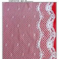 23.5cm White Non-stretch Lace Trim