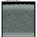 18 Cm Galloon Lace With Design Of Different Geometrical Combination (J0091)