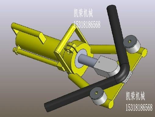 基坑錨杆彎曲用KR32手提式鋼觔彎曲  5