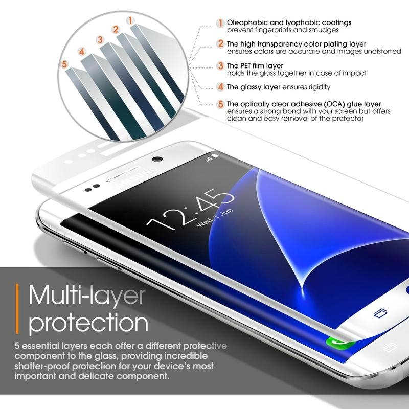 Premium scratch proof mobile phone display 9h tempered glass protective film for