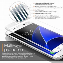 Premium scratch proof mobile phone display 9h tempered glass protective film for