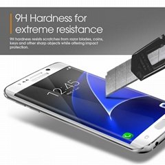 9H Premium Real Tempered Glass Film Screen Protector For Samsung Galaxy S7 Edge