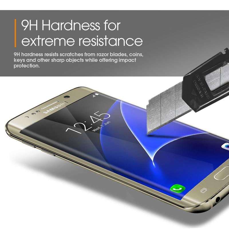 New For Samsung Galaxy S7 Edge Full Cover 3D Curved Tempered Glass Screen Protec 2