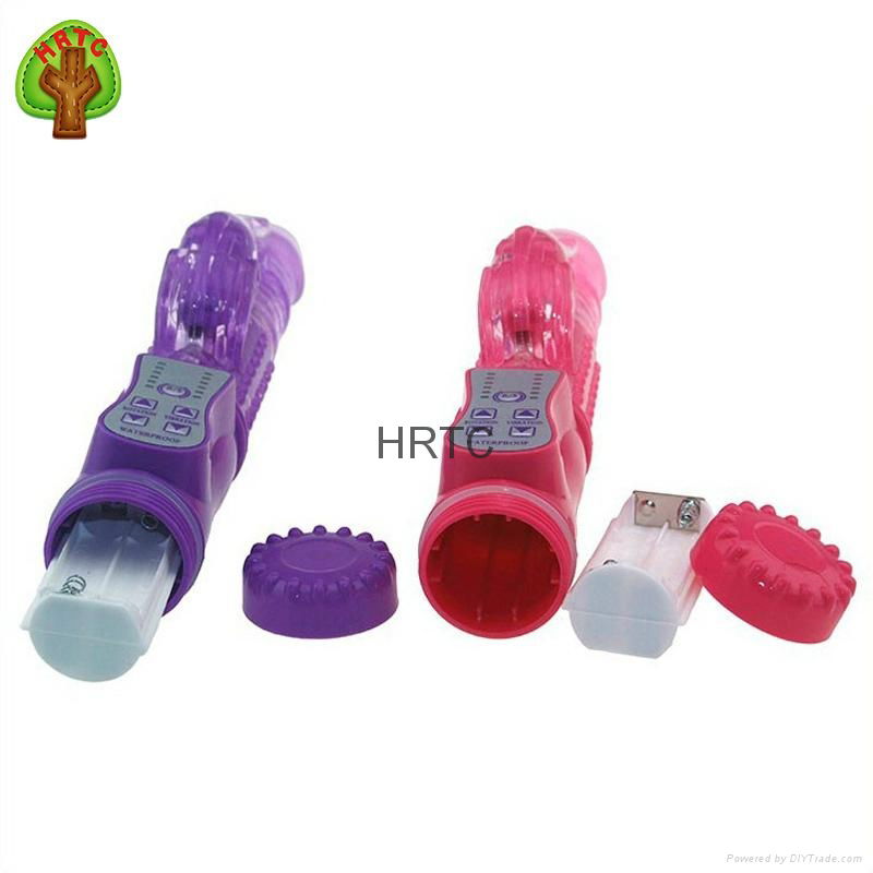 2016 Waterproof Rotating Vibrator Adult Personal Massage Sex Toy For Woman  2