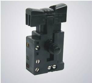 Ac trigger switch with speed control and integrated reversing module 