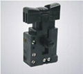 Ac trigger switch with speed control and