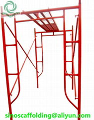 Steel H Frame Scaffolding shoring frame scaffolding ladder frame for constructio