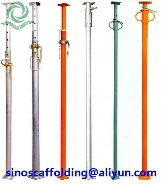 Adjustable Scaffolding Prop Jack, Construction Scaffolding Steel Prop