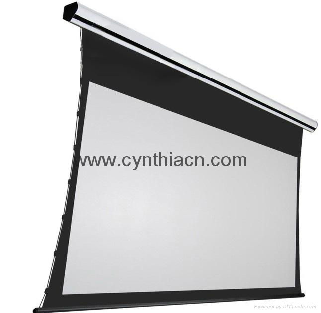 tab tension projection screen tab tensioned screen electric tab-tensioned screen