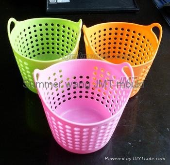 plastic injection bucket mould  4