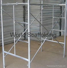 Galvanized steel prop scaffolding for