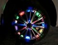 car wheel decorate light solar energy 16LEDs wheel hub V808 universal hub  5
