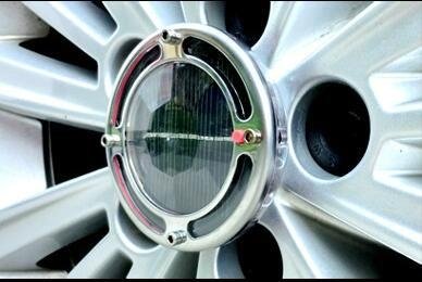 solar car wheel hub  V806 16led light monochrome universal wheel hub  2