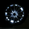 solar car wheel hub  V805 10led light monochrome universal wheel hub  2