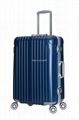 Aluminum frame abs pc suitcase with TSA lock 5