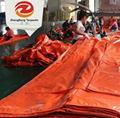 Laminated Pe Tarpaulin Sliver| Pe Tarpaulin Packed In Bales  1