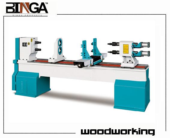 Woodworking Double Spindle  Engraving CNC Woodworking Lathe