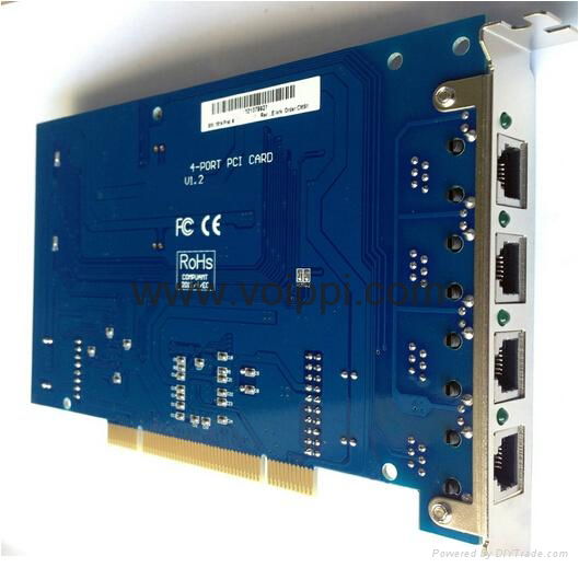 TDM410P 4-Port Asterisk FXO/FXS Card for IPPBX 2