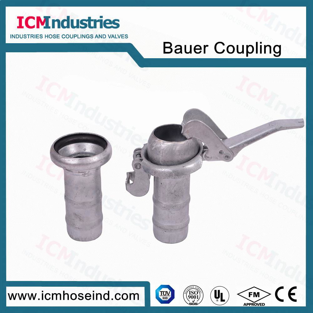 Galvanized lever lock quick water pump Bauer coupling  2