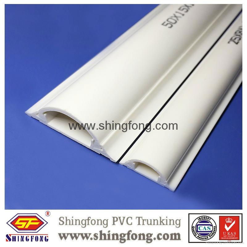 RoHS ISO standard cable cover PVC Electrical floor Trunking 5