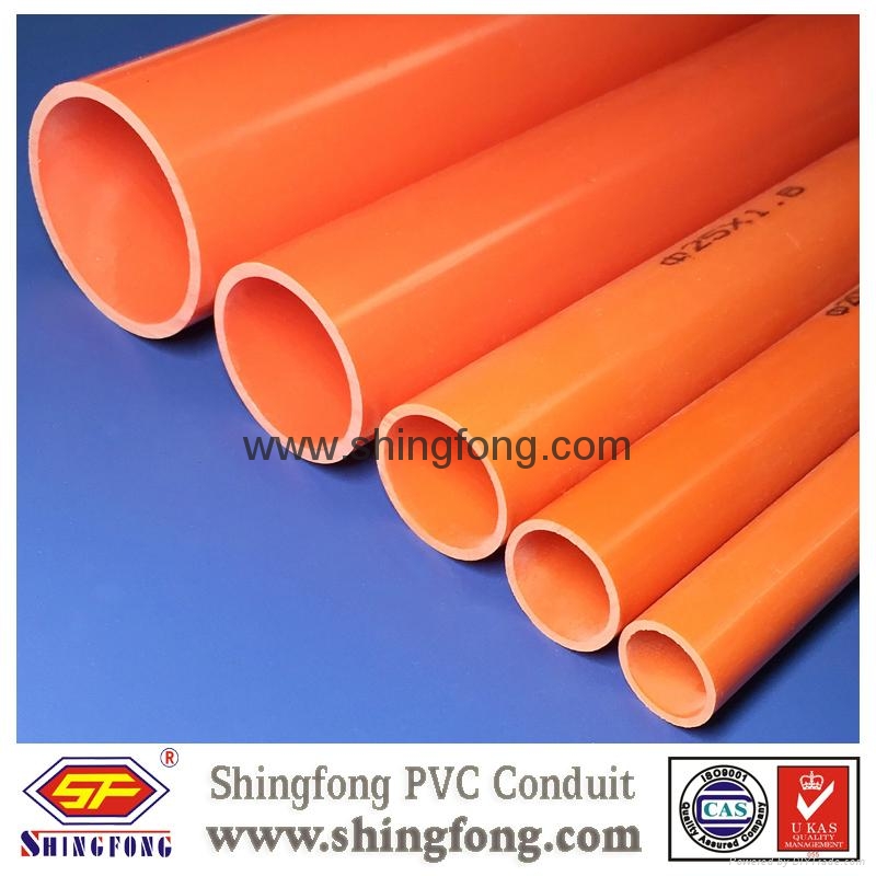 OEM Flame retardant electrical wiring PVC conduit pipe SFA