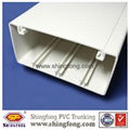 Good quality low price Electrical PVC compartment Trunking 20x10/50x25/100x50 4