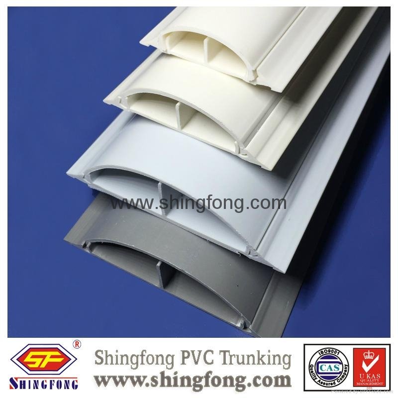Good quality low price Electrical PVC compartment Trunking 20x10/50x25/100x50 5