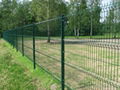 high quality pvc coated 3d bending fence panel 3