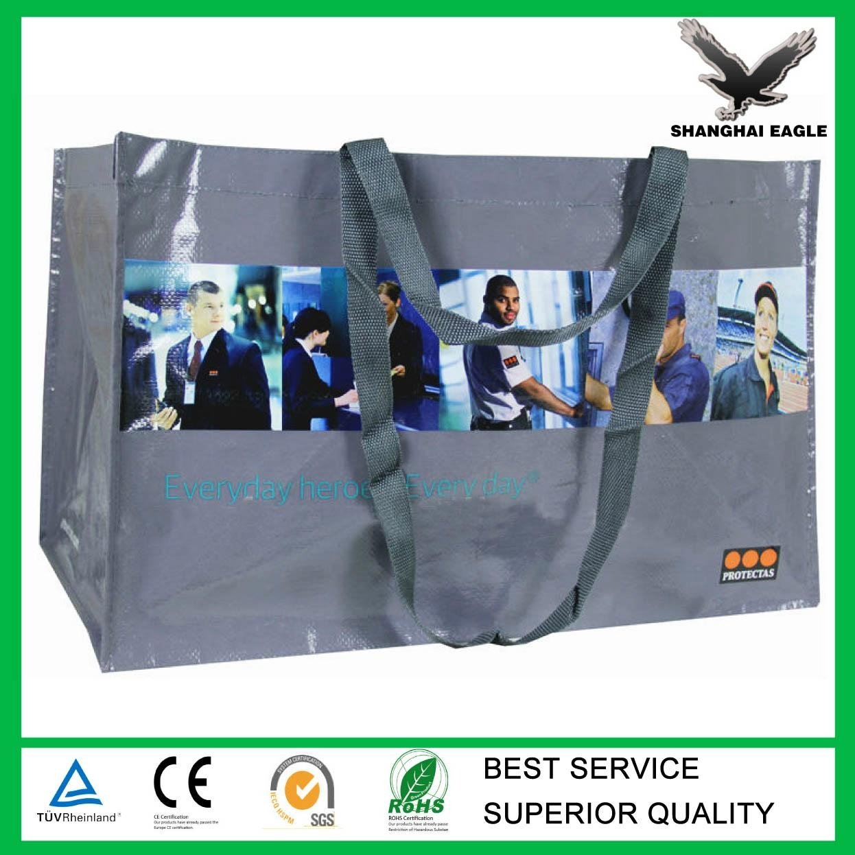 Wholesales promotional Matte and Glossy BOPP Laminated PP Woven Bag 4