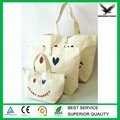Promotional Recycle White Cotton Bag (directly from factory) 3