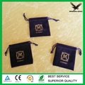 Custom high quality satin jewelry bag string pouch 4