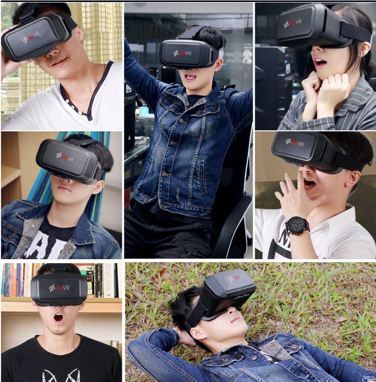  2016 New Design 3d glasses virtual reality headset 3d VR BOX for sale 5