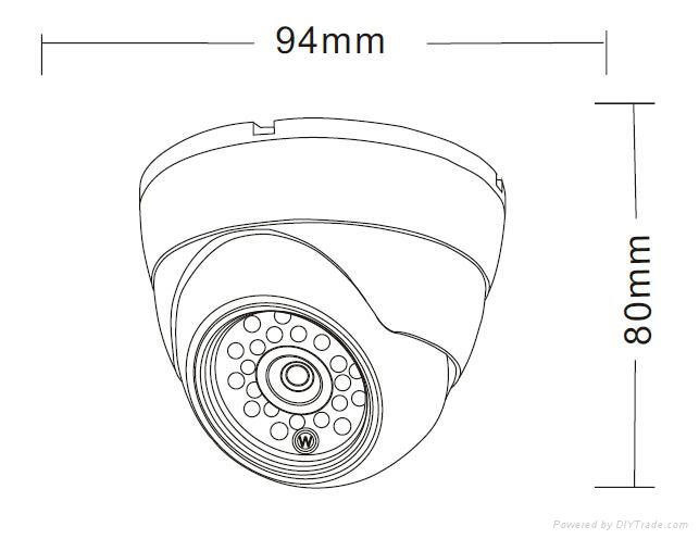  Eyeball Plastic AHD Dome Camera