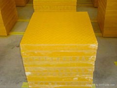 High strength and durable industrial pultruded platform walking FRP grating