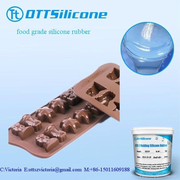 Nonoily Food Grade Silicone Rubber J825 Silicone OTT Silicone