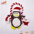 Plush Fetch Toy And Tug Of War Rope Cute Penguin 1