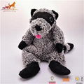 Stuffing Free Dog Toys Plush Raccoon Dog