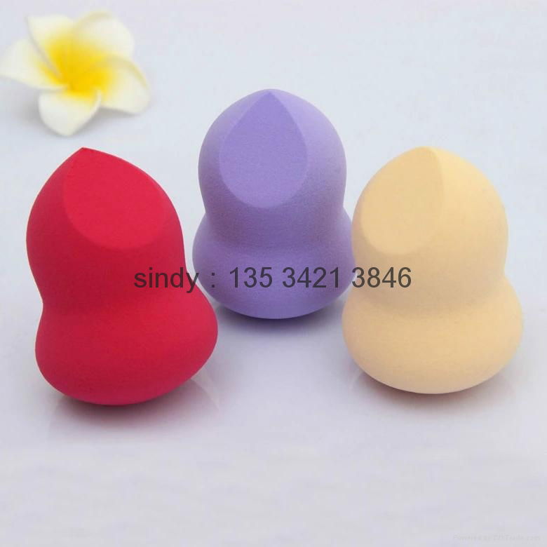 Non-Latex  makeup  powder puff  OEM  production 2