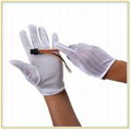 100% cotton ESD Dotted Gloves