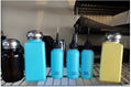 Blue Safe PE Antistatic Bottles With 20 GA Needle used in EPA Area