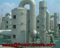 FRP nitrogen oxide scrubber