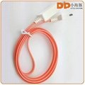LED glowing USB cable fancy usb charger sync data cable for mobile phone 4