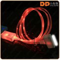 LED glowing USB cable fancy usb charger sync data cable for mobile phone 5