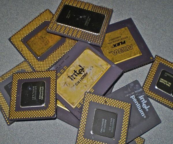 Intel Pentium Pro Ceramic CPU Processor Scrap