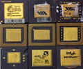 Gold Ceramic CPU Processor Scrap 